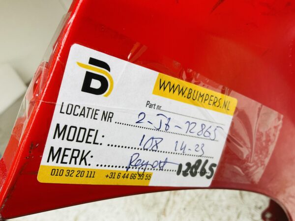 BUMPER Peugeot 108 2014-2024 52119-OH150 VOORBUMPER 2-J6-12865z