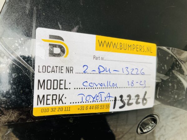 Bumper Toyota Corolla 6xpdc 2018-2024 52119-02P40 Voorbumper 2-D4-13226R