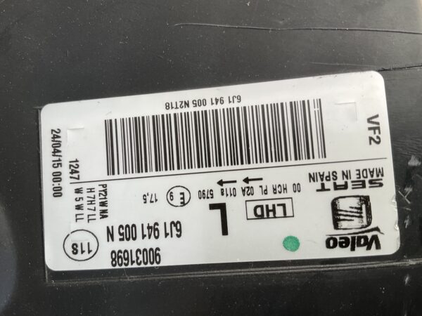 KOPLAMP SEAT IBIZA 6J 6J1941005N LINKS SE-5325