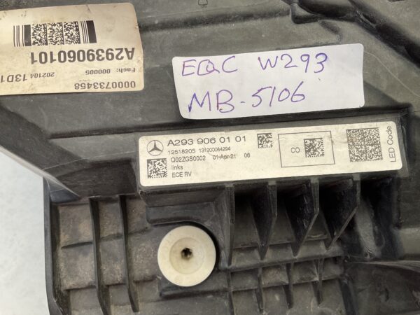 Koplamp Mercedes EQC W293 Full Led A2939060101 Links MB-5106