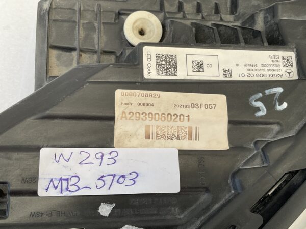 Koplamp Mercedes EQC W293 Full Led A2939060201 Rechts MB-5103