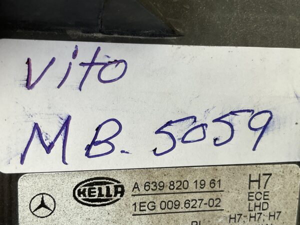 Koplamp Mercedes Vito Viano W639 Rechts A6398201961 MB-5059