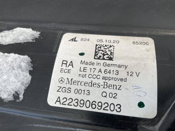 KOPLAMP MERCEDES S KLASSE W223 DIGITAL LIGHT A2239069203 RECHTS MB-5270