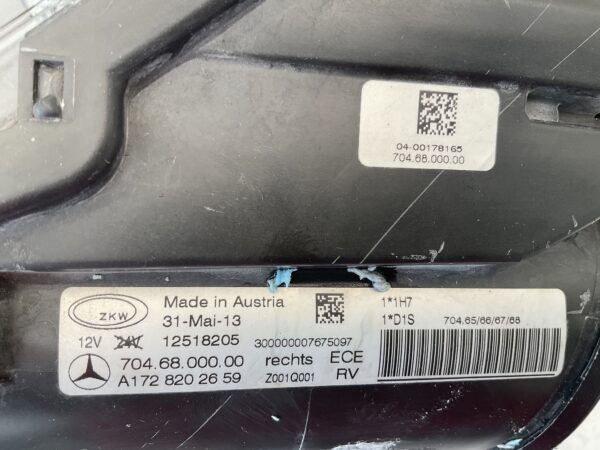 KOPLAMP MERCEDES SLK W172 ILS A1728202659 RECHTS MB-4871