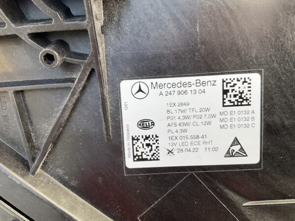 KOPLAMP MERCEDES B KLASSE W247 MULTIBEAM LED A2479061304 LINKS MB-3647