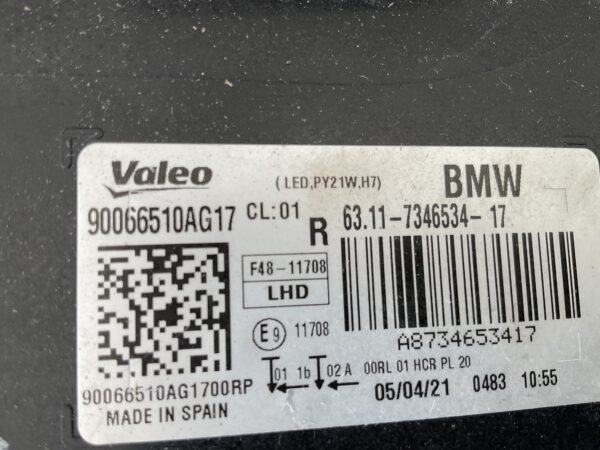 KOPLAMP BMW X1 F48 63117346534 RECHTS BM-8399