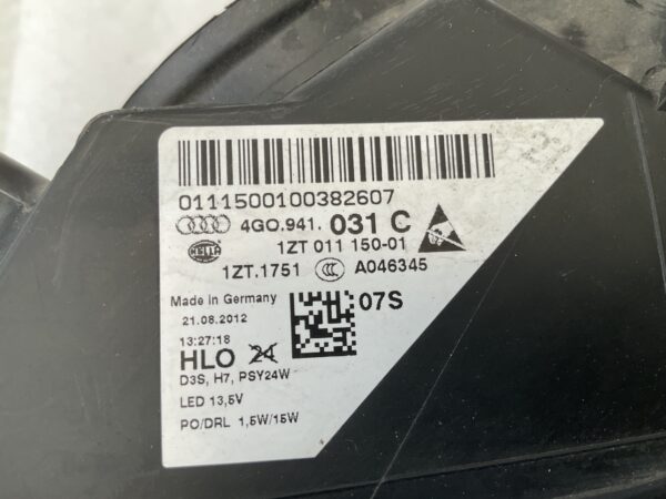KOPLAMP AUDI A6 4G C7 XENON LED 4G0941031C LINKS A-4147