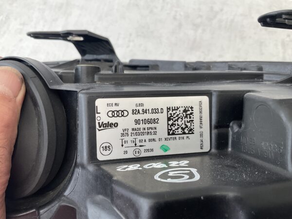 KOPLAMP AUDI A1 82A FULL LED 82A941033D LINKS A-4719