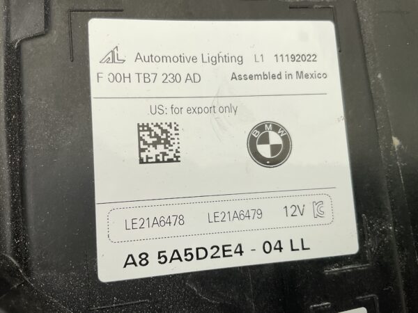 KOPLAMP X5 X6 G05 G06 FACELIFT A85A5D2E4 RECHTS BM-5182