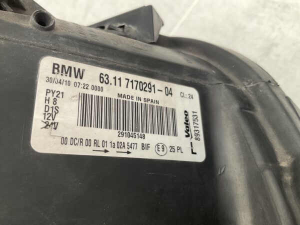 KOPLAMP BMW 1 SERIE E87 E82 E81 E88 6311717029104 89317531 LINKS BM-8362