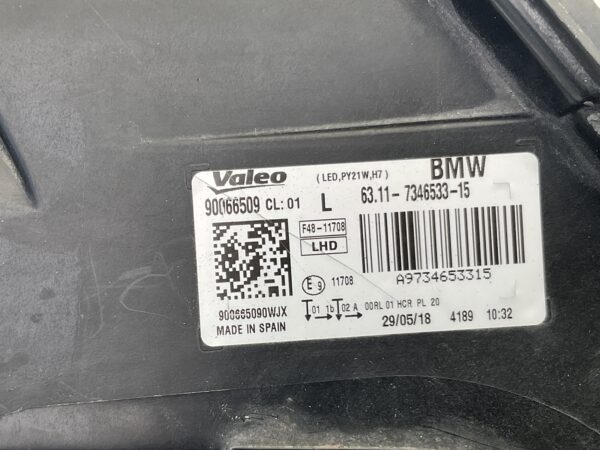 KOPLAMP BMW X1 F48 63117346533 15 LINKS BM-4544