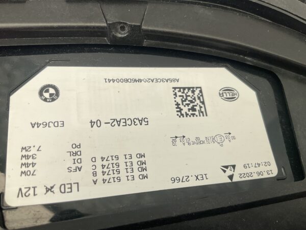 KOPLAMP BMW IX IX20 M6 M60 LASER FULL 5A3CEA2-04 RECHTS BM-5294