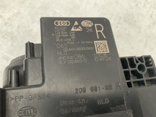 KOPLAMP AUDI A8 S8 FULL LED LASER 4N0941086 RECHTS A-5021