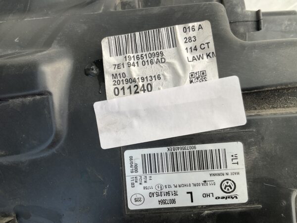 KOPLAMP VOLKSWAGEN TRANSPORTER T6 HALOGEEN 7E1941015AD LINKS VW-4035