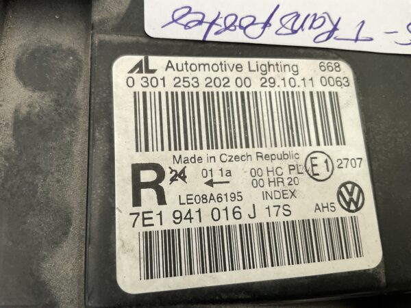 KOPLAMP VOLKSWAGENTRANSPORTER MULTIVAN T5 FACELIFT 7E1941016J  RECHTS VW-4436