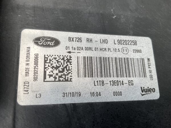 KOPLAMP FORD PUMA LED LL90202258 BX726 RECHTS FO-4251