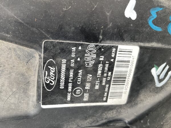 KOPLAMP FORD TRANSIT CUSTOM BK21-13W029-BJ RECHTS FO-8377