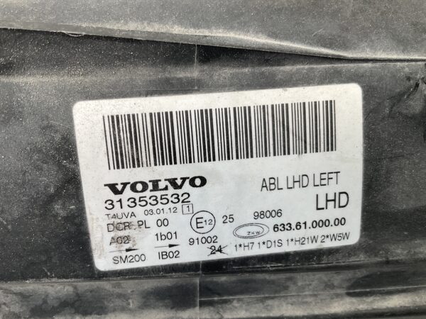 KOPLAMP VOLVO V70 S70 XENON 31353532 LINKS VO-8123