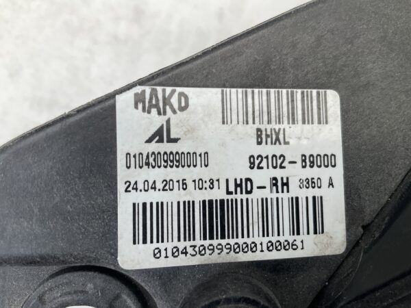 KOPLAMP HYUNDAI I10 B5 13-19 HALOGEEN LED 92102-B9000 RECHTS HY-4012