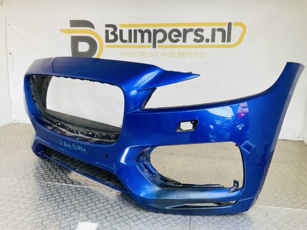 Bumper Jaguar F Pace R Sport kls 4xpdc HK8M-17F003-a Voorbumper 2-B9-13889z
