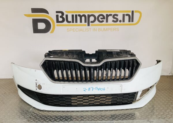 Bumper Skoda Fabia Facelift 2019-2023 6V0807221F Voorbumper 2-H7-14006z