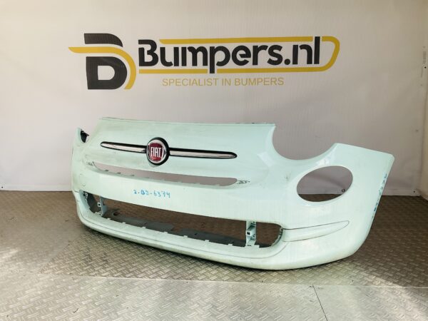 Bumper Fiat 500 Facelift 2016-2022 735619476 Voorbumper 2-B8-6374z