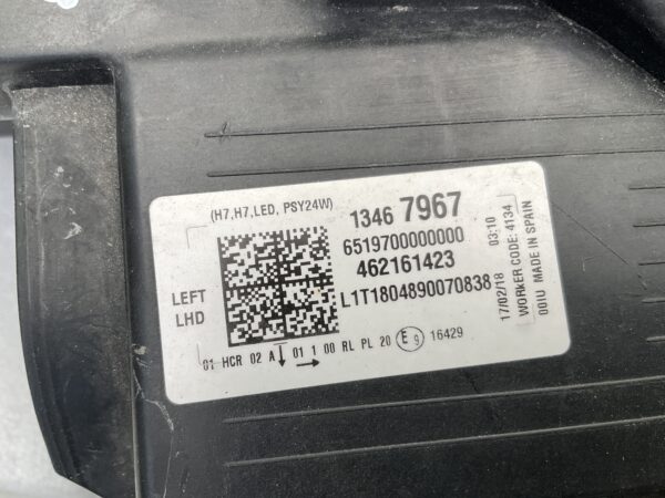 KOPLAMP OPEL CROSSLAND X HALOGEEN LED 13467967 LINKS OP-8018