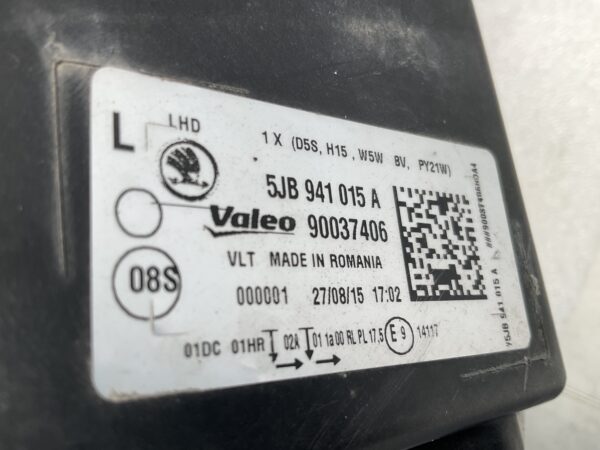 KOPLAMP SKODA RAPID XENON 5J 5JB941015A LINKS SK-8075