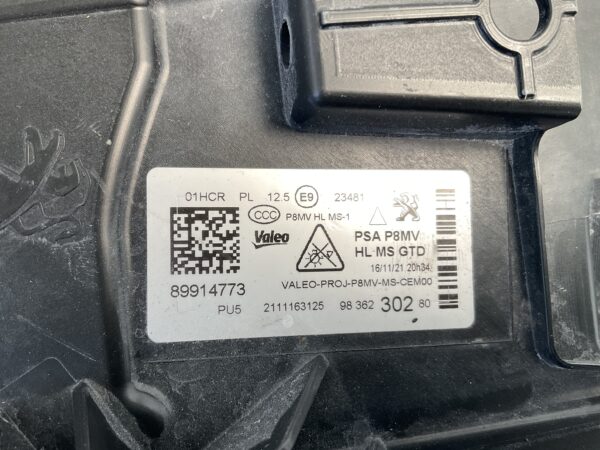 KOPLAMP PEUGEOT 3008 21-23 FULL LED TECHNOLOGY 89914773 LINKS PE-4838