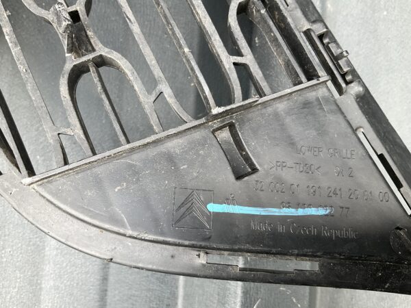 Bumper Grill Citroen C3 9812062277 grill Rooster CI:21425