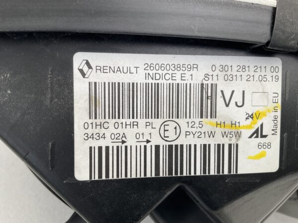 KOPLAMP RENAULT CAPTUR 2013-2016 26060859R LINKS RE-8470