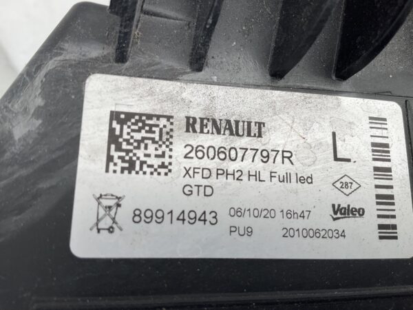 KOPLAMP RENAULT TALISMAN FACELIFT LED MATRIX VISOPN 260607797R LINKS RE-5462