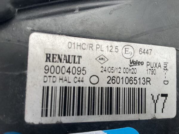 KOPLAMP RENAULT TWINGO 2 HALOGEEN 260106513R RECHTS RE-5385