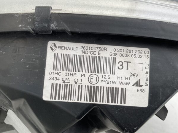 KOPLAMP RENAULT CAPTUR LED 260104758R RECHTS RE-4542