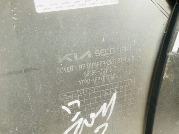 Bumper KIA EV6  EV 6 GT 2021-2023 pdc 86612-CV200 Achterbumper 2-F10-14427z