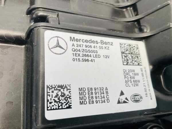 KOPLAMP MERCEDES GLA W247 MULTIBEAM A2479064105 LINKS MB-4447
