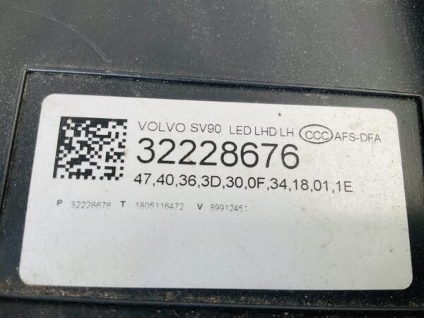 KOPLAMP VOLVO V90 S90 FULL LED 32228676 LINKS VO-4454