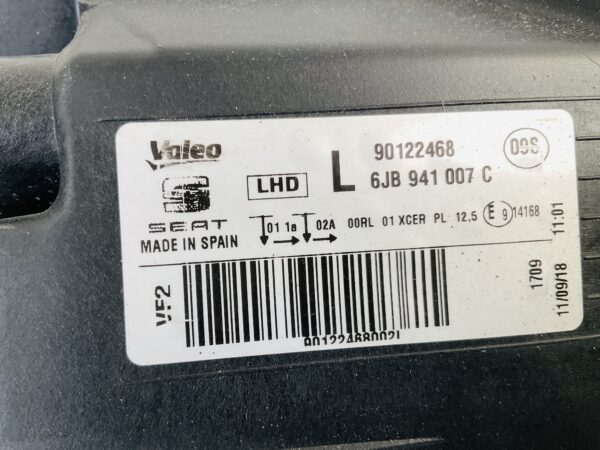 KOPLAMP SEAT TOLEDO 6J FULL LED 12-18 6JB941007C LINKS SE-4456