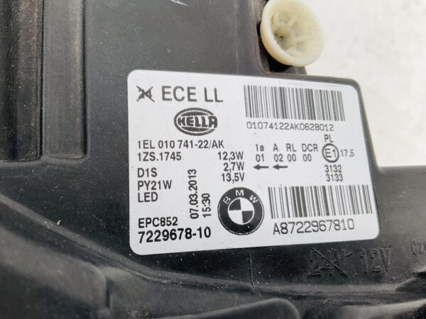 KOPLAMP BMW 1 SERIE F20 F21 XENON A8722967810 RECHTS BM-4457