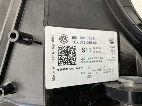 KOPLAMP VOLKSWAGEN GOLF 7 GTE FACELIFT XENON 5G1941035N LINKS VW-4911
