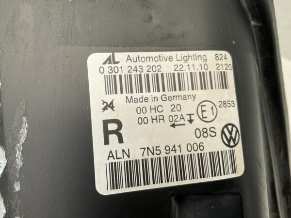 KOPLAMP SEAT ALHAMBRA 7N VOLKSWAGEN SHARAN 7N5941006 RECHTS VW-5317