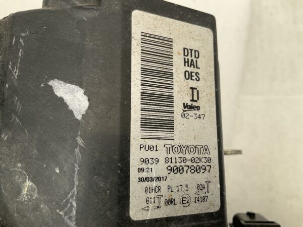 KOPLAMP TOYOTA AURIS E18 12-18 FULL LED 81130-02K30 LINKS TO-4437