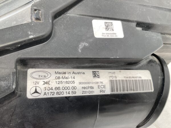 KOPLAMO MERCEDES SLK W172 XENON A1728201459 RECHTS MB-4484