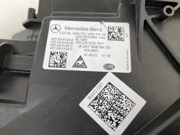 KOPLAMP MERCEDES B KLASSE W247 MULTIBEAM LED A2479068405 RECHTS MB-4475