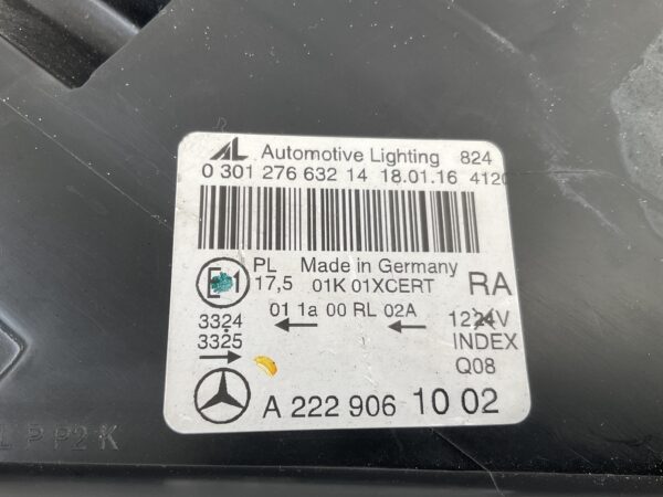 KOPLAMP MERCEDES S KLASSE W222 LED INTELLIGENT LIGHT SYSTEM A2229061002 RECHTS MB-4483