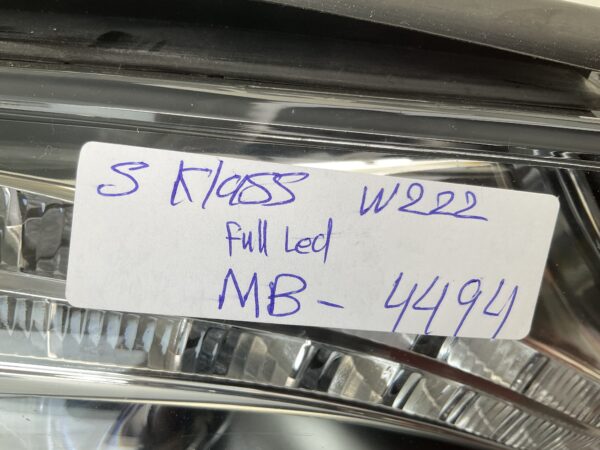 KOPLAMP MERCEDES S KLASSE W222 ILS FULL LED A2229062404 RECHTS MB-4494
