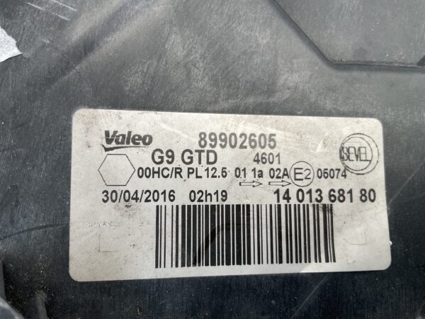 KOPLAMP PEUGEOT EXPERT JUMPY 89902605 LINKS PE-4506