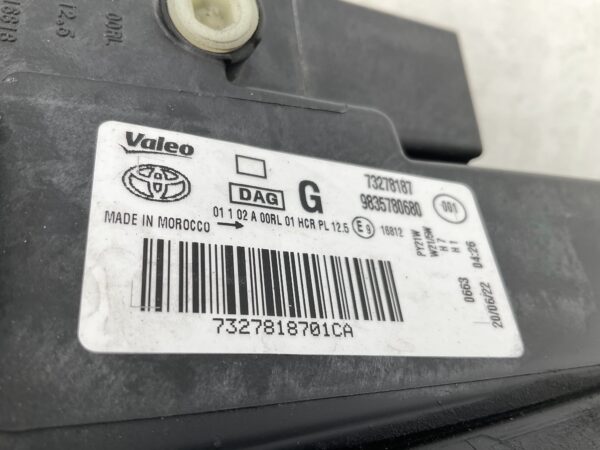 KOPLAMP TOYOTA PROACE CITY LED 9835780680 LINKS TO-4547