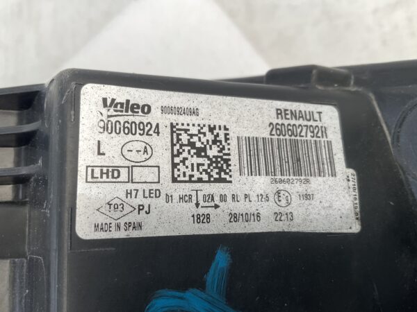 KOPLAMP RENAULT MEGANE 4 LED 260602792R LINKS RE-4548