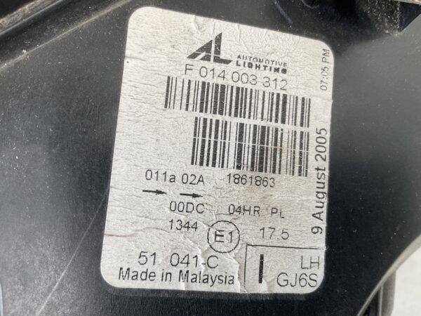 KOPLAMP MAZDA 6 XENON F014003312 LINKS MZ-4573
